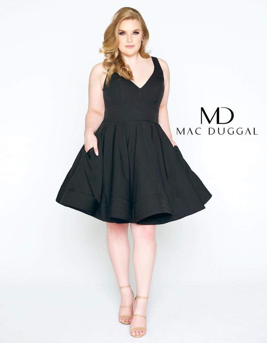 Mac Duggal Short Dress Formal Cocktail - The Dress Outlet Mac Duggal