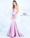 Mac Duggal Strapless Long Mermaid Evening Gown Prom Dress - The Dress Outlet Mac Duggal