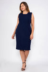 Marina Short Plus Size Cocktail Dress - The Dress Outlet Marina