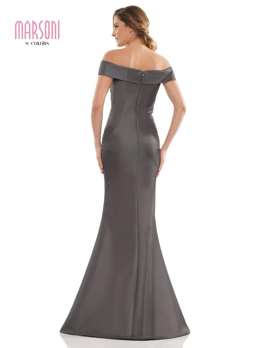 Marsoni Long Formal Off Shoulder Mermaid Dress 1142 - The Dress Outlet