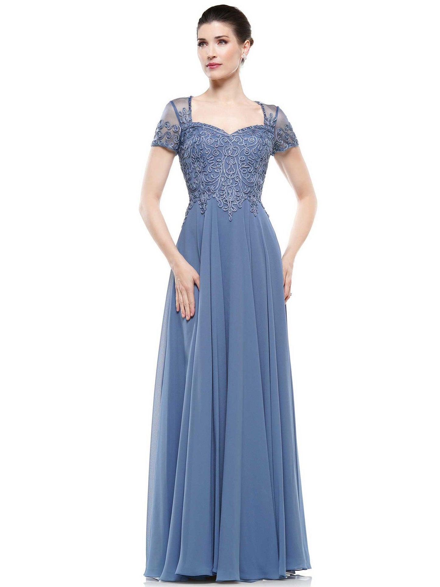 Marsoni Long Mother of the Bride Chiffon Dress 271 - The Dress Outlet