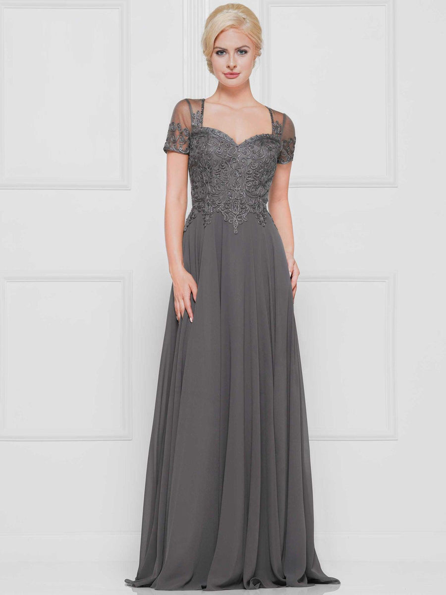 Marsoni Long Mother of the Bride Chiffon Dress 271 - The Dress Outlet