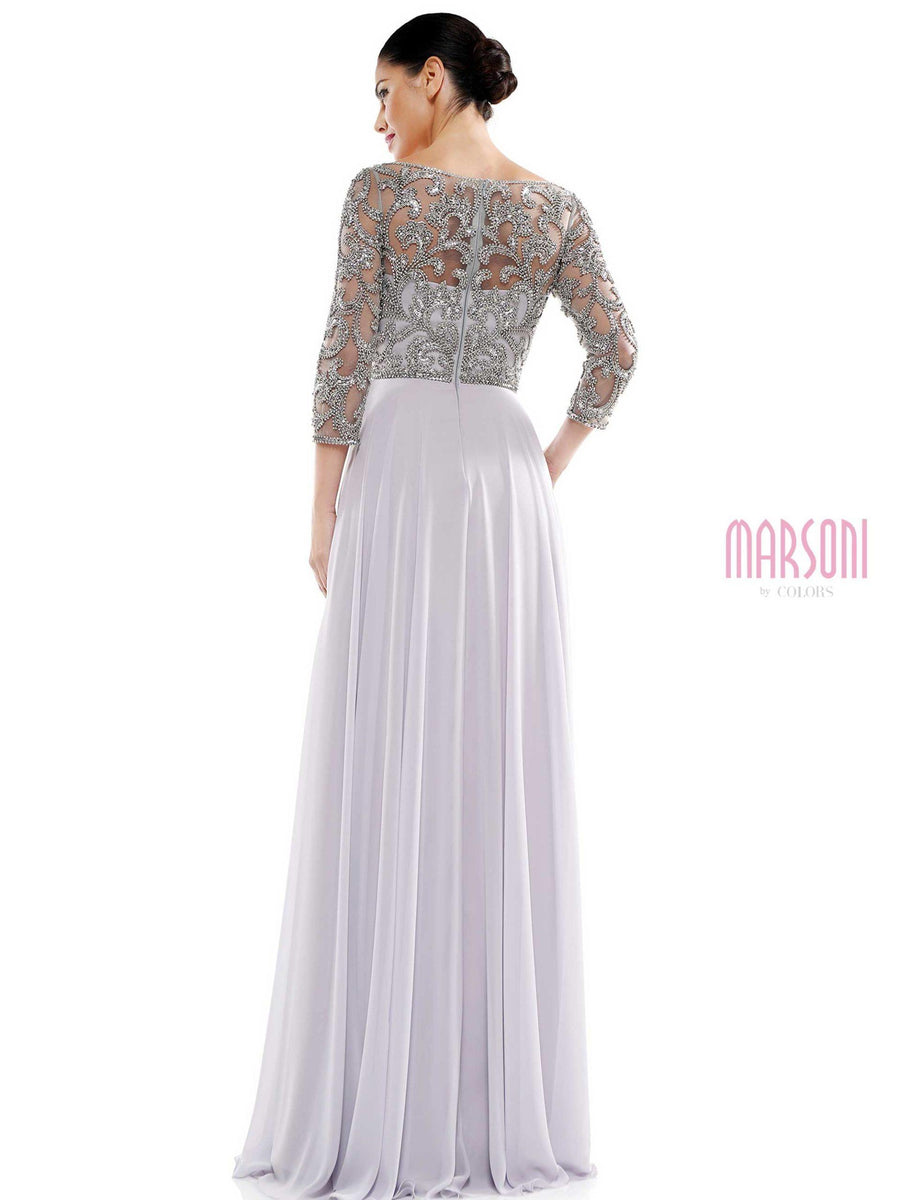 Marsoni Long Mother of the Bride Dress - The Dress Outlet