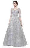 Marsoni Long Sleeve Prom Dress - The Dress Outlet