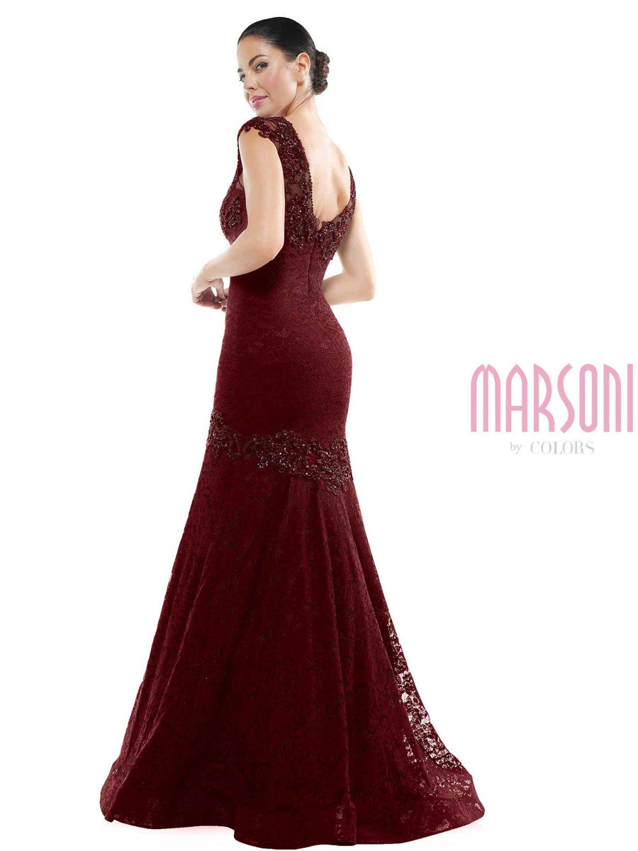 Marsoni Prom Long Fitted Dress - The Dress Outlet