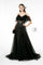 Mesh Layered Top Mesh Long Prom Dress - The Dress Outlet Elizabeth K