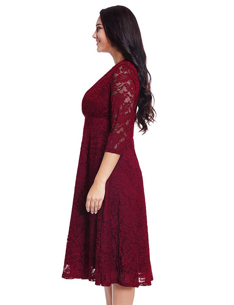 Modest Short Mother of the Bride Dress Plus Size Formal - The Dress Outlet LB