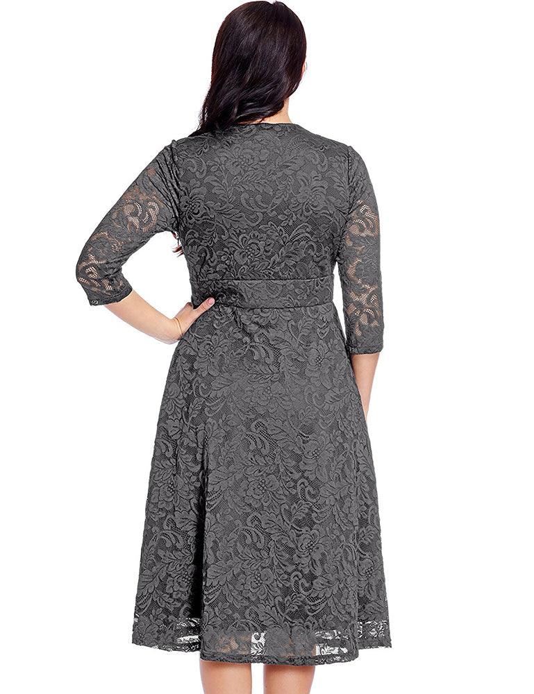 Modest Short Mother of the Bride Dress Plus Size Formal - The Dress Outlet LB