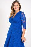 Modest Short Mother of the Bride Dress Plus Size Formal - The Dress Outlet LB