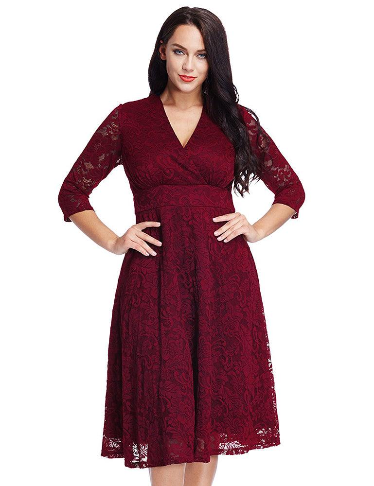 Modest Short Mother of the Bride Dress Plus Size Formal - The Dress Outlet LB