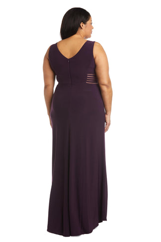 Navy Morgan & Co 12173WMM Long Plus Size Formal Dress for $79.99 – The ...