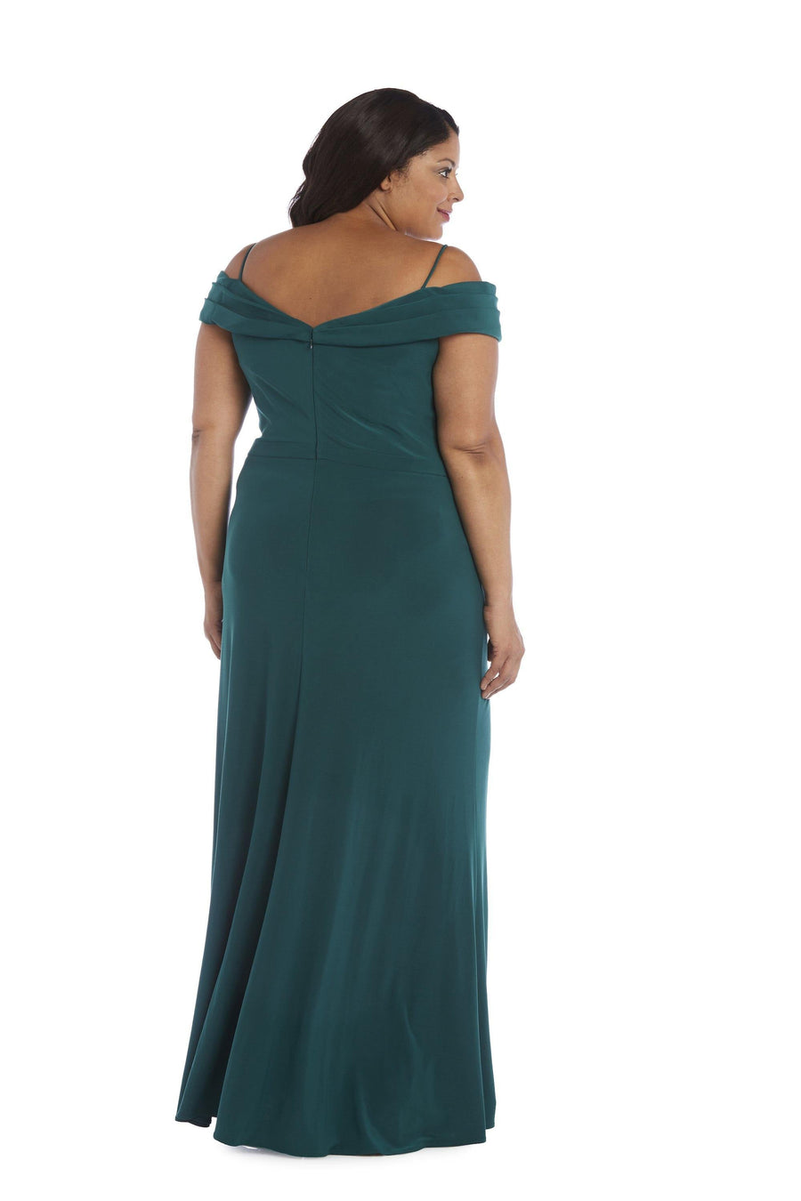 Morgan & Co Long Plus Size Evening Dress 12343WMM - The Dress Outlet