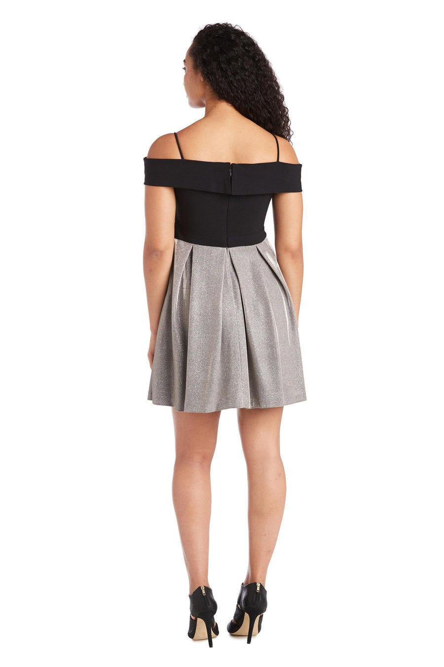 Morgan & Co. Short Cocktail Off Shoulder Dress 12783 - The Dress Outlet