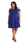 Plus Size Dresses Plus Size Short Cocktail Dress Cobalt