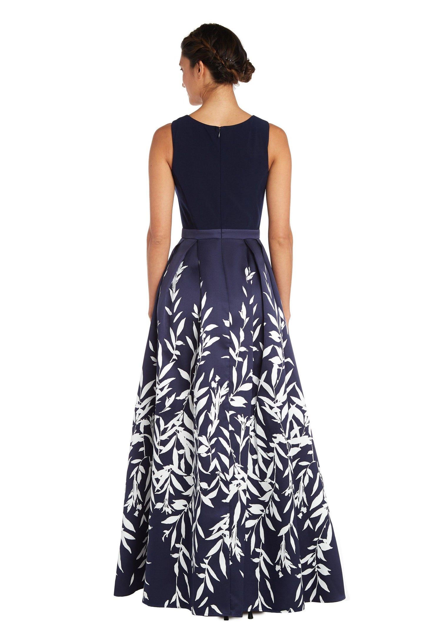 Morgan & Co. Long Printed Skirt Formal Dress 12961 - The Dress Outlet