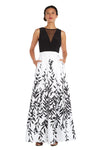 Morgan & Co. Long Printed Skirt Formal Dress 12961 - The Dress Outlet