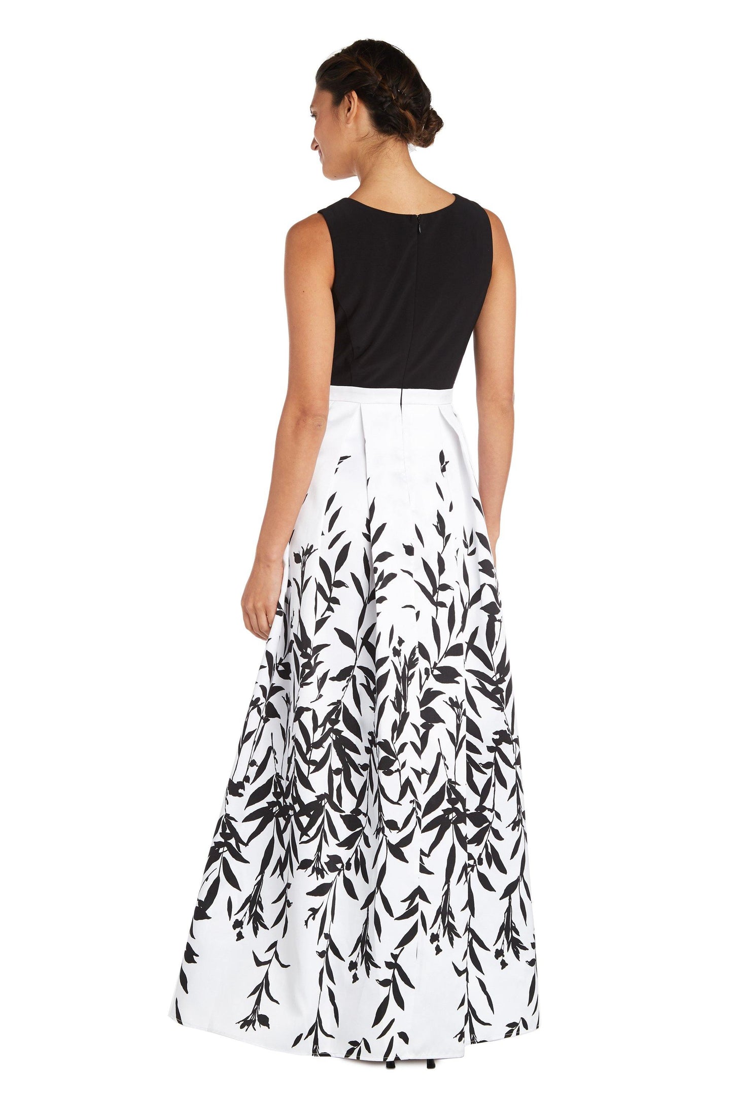 Morgan & Co. Long Printed Skirt Formal Dress 12961 - The Dress Outlet