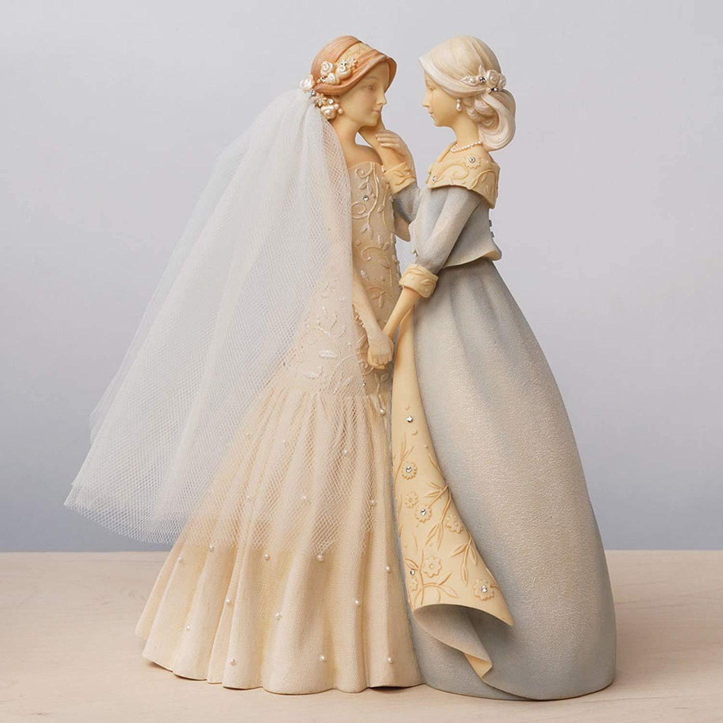 Mother of the Bride Gifts Stone Resin Figurine Set - The Dress Outlet MOB