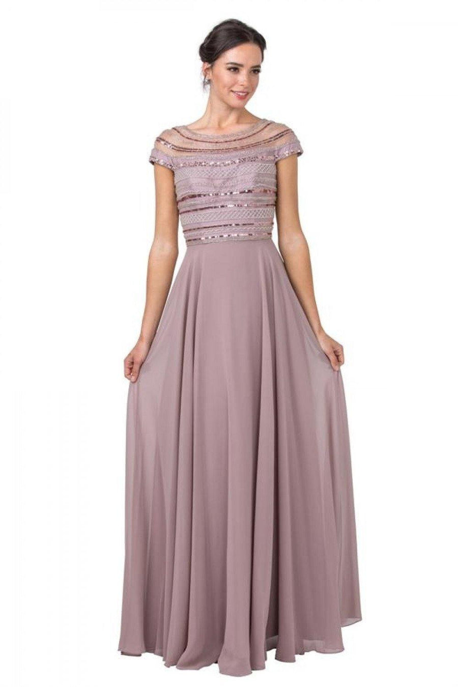 Mother of the Bride Long Dress Sale - The Dress Outlet