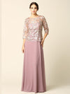 Mother of the Bride Long Formal Dress - The Dress Outlet