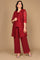 Mother of the Bride Long Jacket Pant Suit - The Dress Outlet