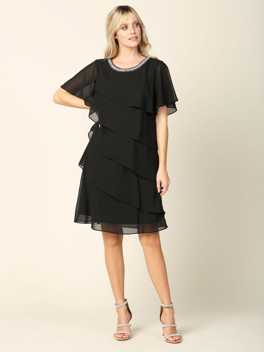 Mother of the Bride Short Cocktail Dress - The Dress Outlet