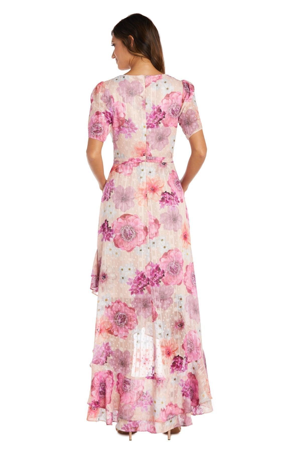 Nightway High Low Floral Petite Dress 22138P - The Dress Outlet