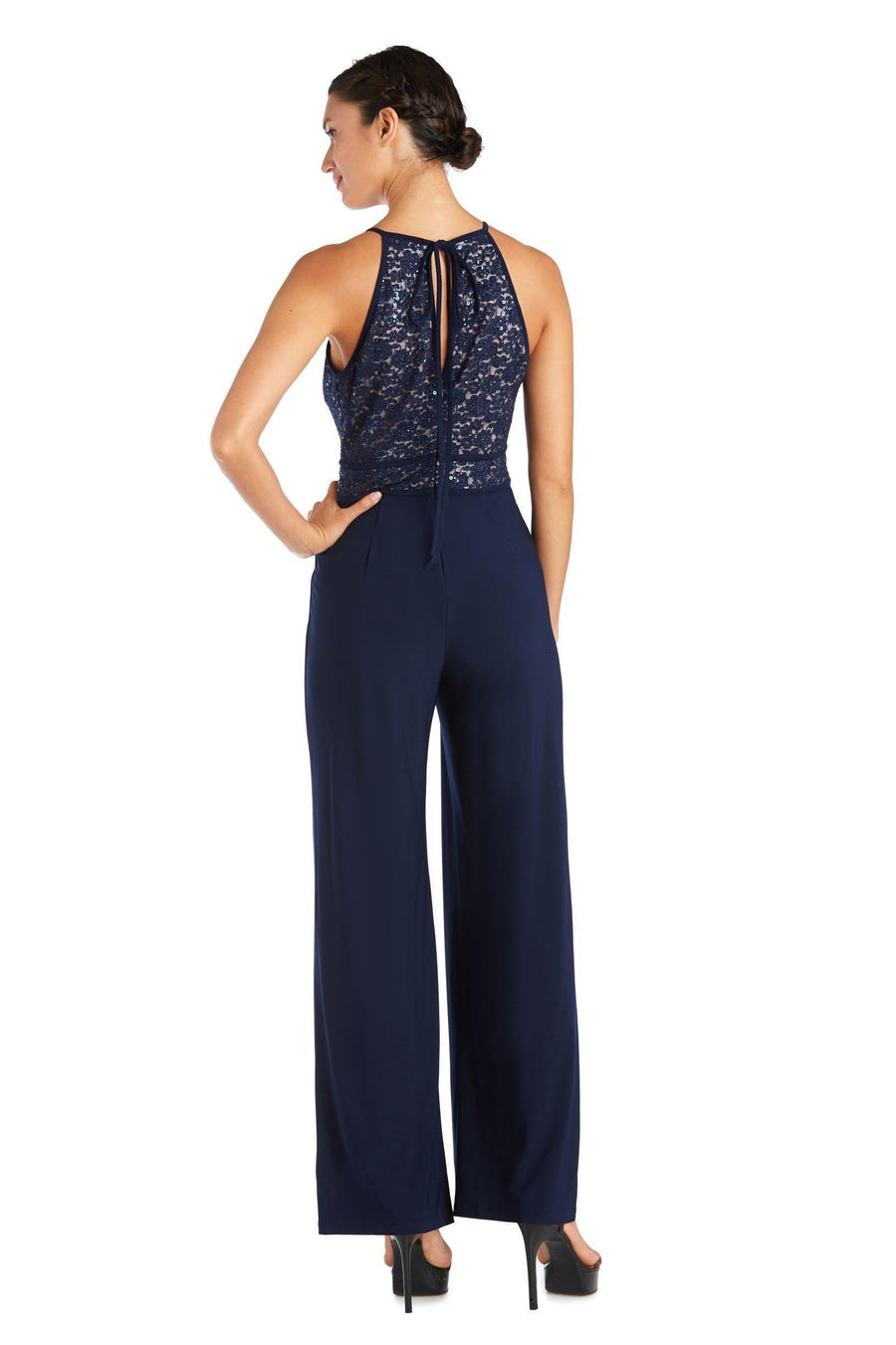 Nightway Lace Pant Jumpsuit Formal 21508 - The Dress Outlet