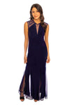 Nightway Long Formal Black Dress 21566 - The Dress Outlet