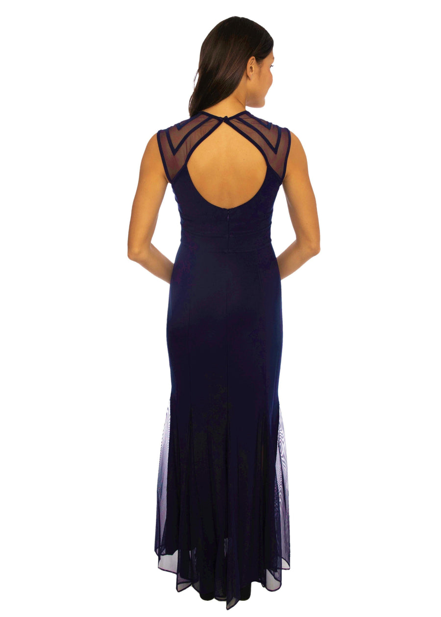 Nightway Long Formal Black Dress 21566 - The Dress Outlet