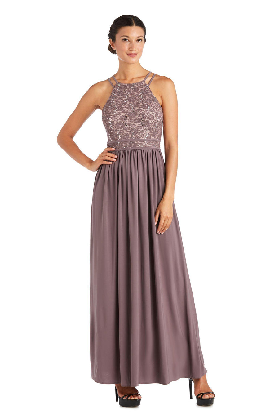 Nightway Long Formal Dress 12530M - The Dress Outlet