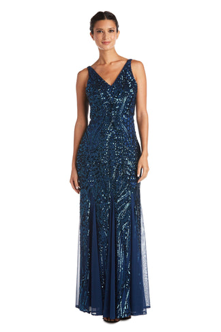 Navy Nightway Long Formal Dress 21685 for $89.99 – The Dress Outlet