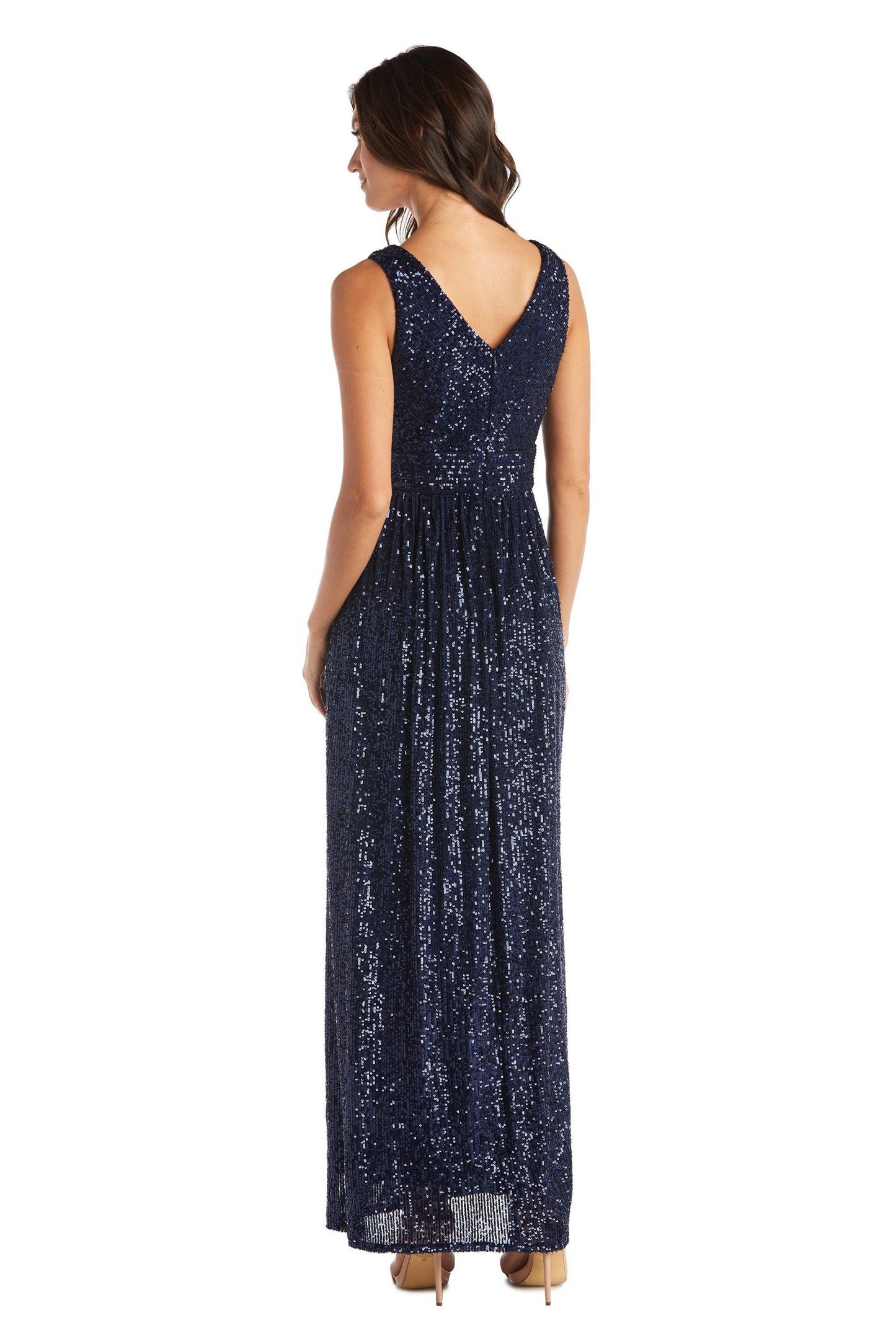 Nightway Long Prom Sequins  Dress 21923 - The Dress Outlet