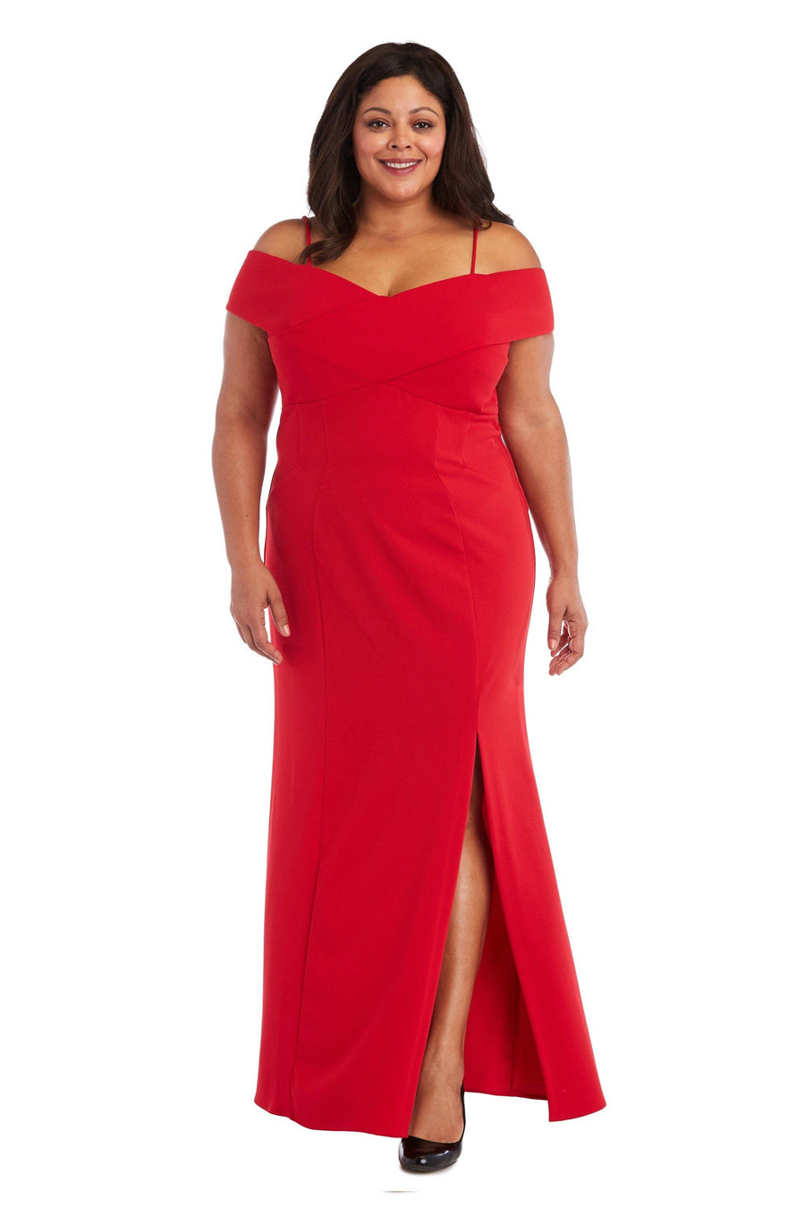 Nightway Plus Size Evening Long Dress 21825W - The Dress Outlet