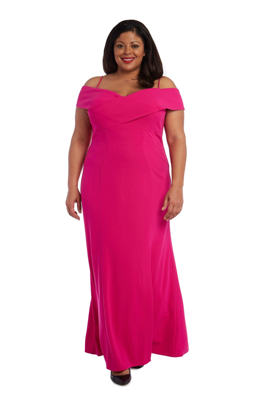 Nightway Plus Size Evening Long Dress 21825W - The Dress Outlet