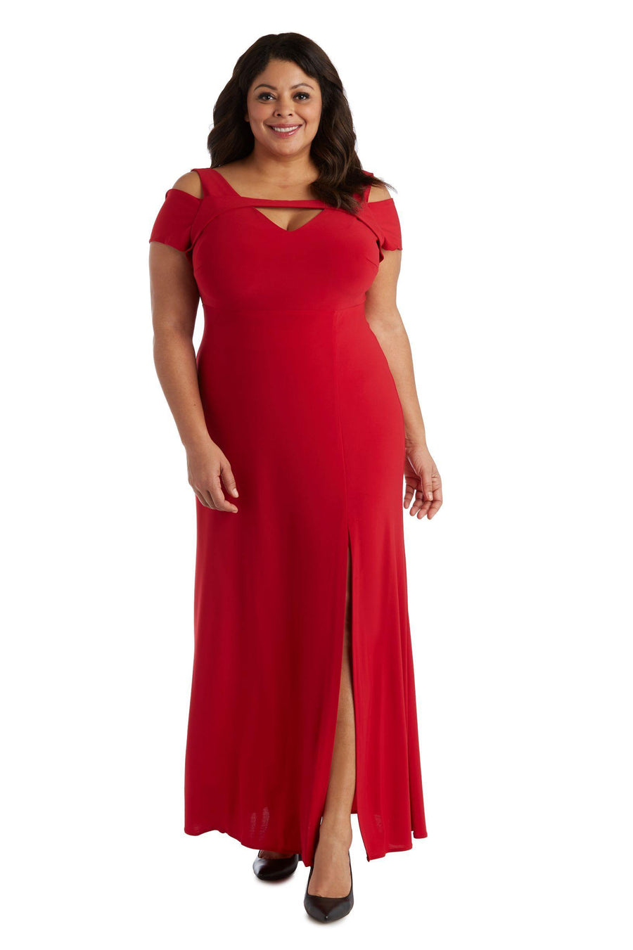 Nightway Plus Size Long Formal Dress 21519W - The Dress Outlet