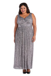 Nightway Plus Size Long Formal Sequins Gown 21923W - The Dress Outlet