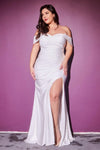 Off Shoulder Plus Size Wedding Dress Sale - The Dress Outlet