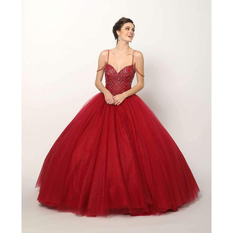 Off Shoulder Quinceanera Dress Long Ball Gown - The Dress Outlet Juliet