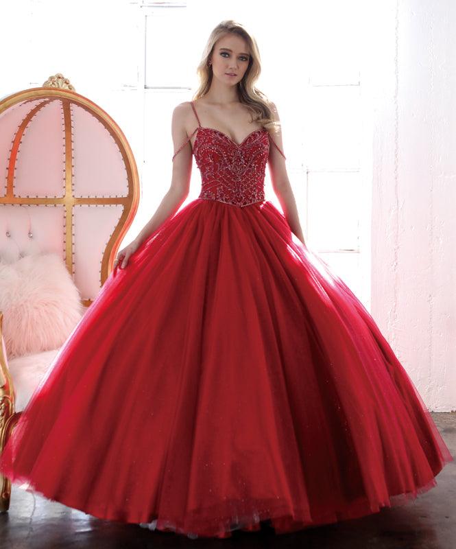 Off Shoulder Quinceanera Dress Long Ball Gown - The Dress Outlet