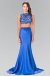 Prom 2 Piece Trumpet Homecoming Evening Long Gown - The Dress Outlet Elizabeth K