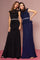 Prom Cap Sleeve Peplum Evening Long Dress - The Dress Outlet Elizabeth K