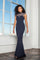 Prom Formal Dress Beaded High Neck Evening Gown - The Dress Outlet Elizabeth K