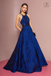 Prom Formal Dress Evening Plus Size Gown with Pockets - The Dress Outlet Elizabeth K