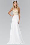 Prom Long Dress Beaded Chiffon Formal Gown - The Dress Outlet Elizabeth K