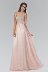 Prom Long Dress One Shoulder Chiffon Gown - The Dress Outlet Elizabeth K