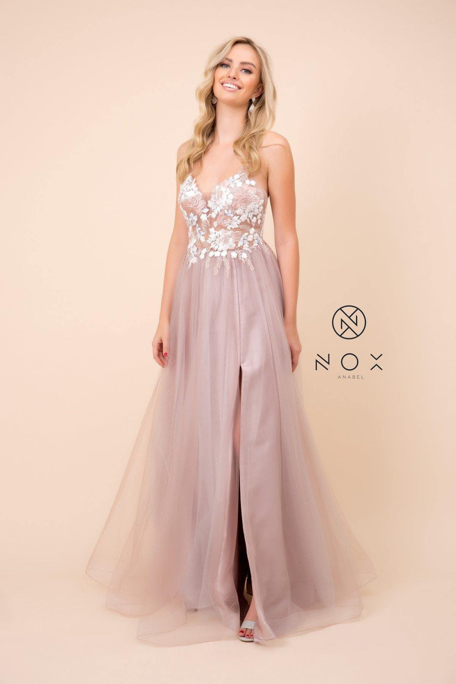 Prom Long Formal Dress Evening Gown - The Dress Outlet Nox Anabel