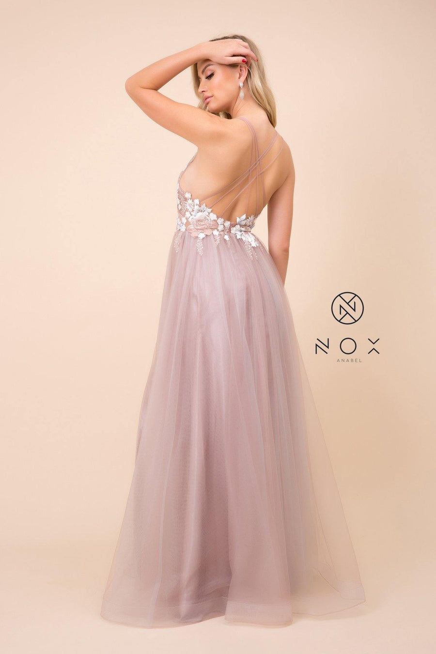 Prom Long Formal Dress Evening Gown - The Dress Outlet Nox Anabel