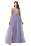 Prom Long Formal Embellished Bodice Ball Gown - The Dress Outlet