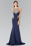 Prom Long Formal Low Back Plus Size Evening Gown - The Dress Outlet Elizabeth K